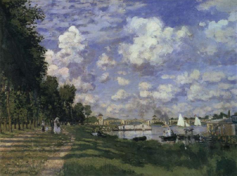 Claude Monet The Marina at Argenteuil